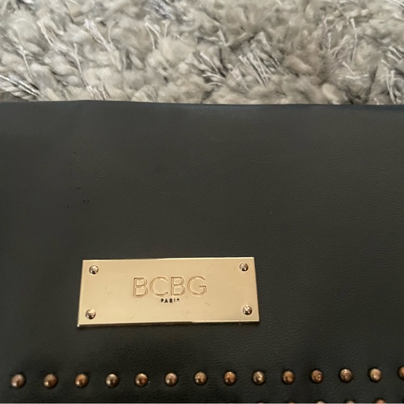 BCBG Paris Black Studded Clutch - Picture 3 of 5
